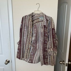 Vintage 70s Vibe button Up